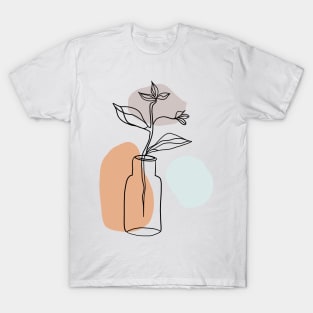 Abstract flower vase T-Shirt